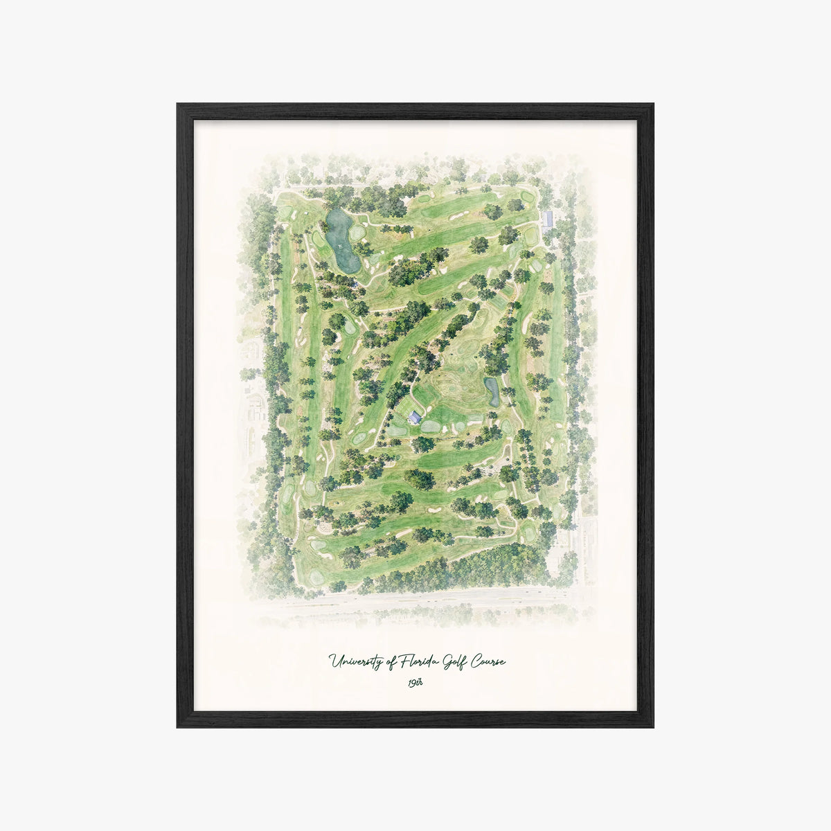 University of Florida Golf Course black frame