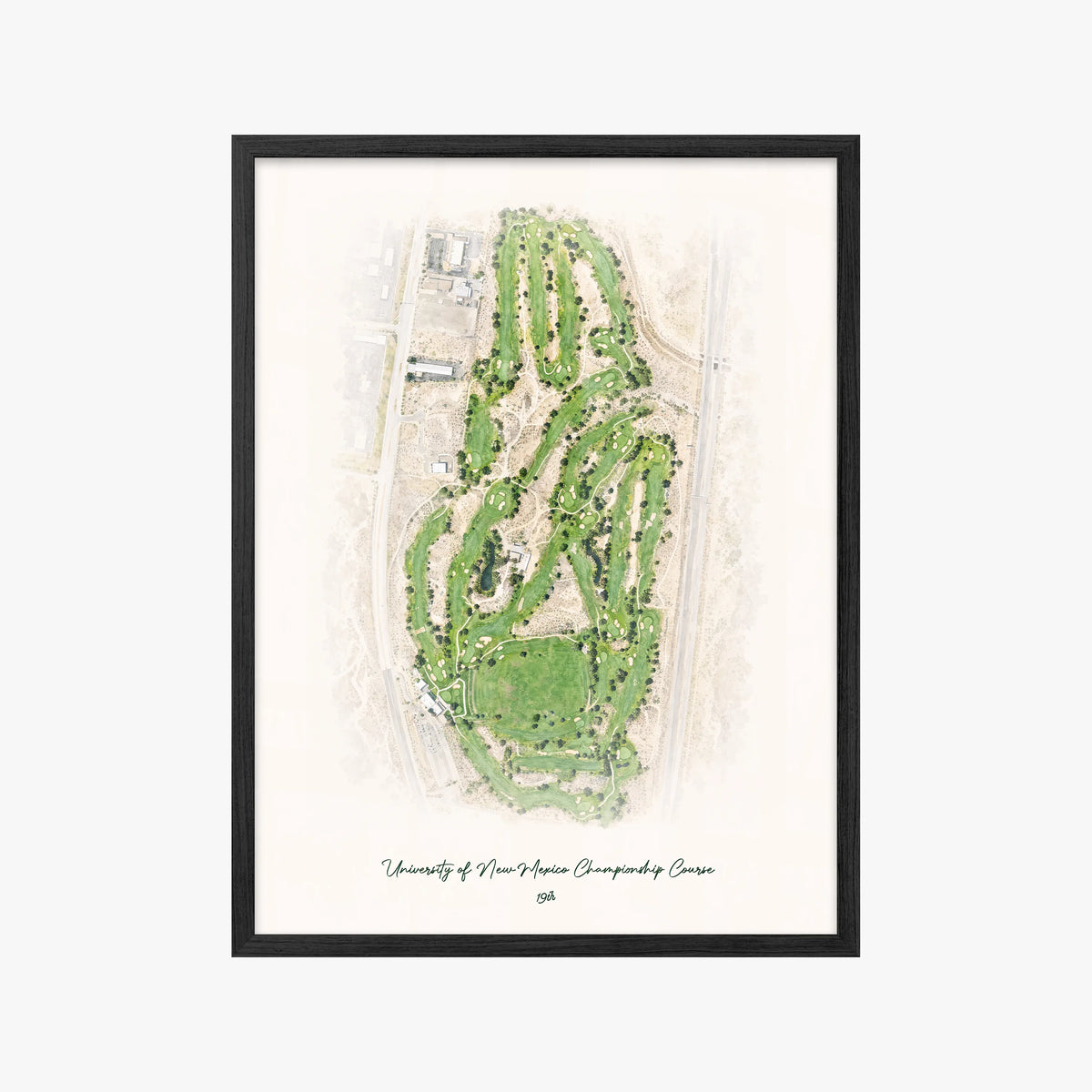 University of New Mexico Championship Course black frame