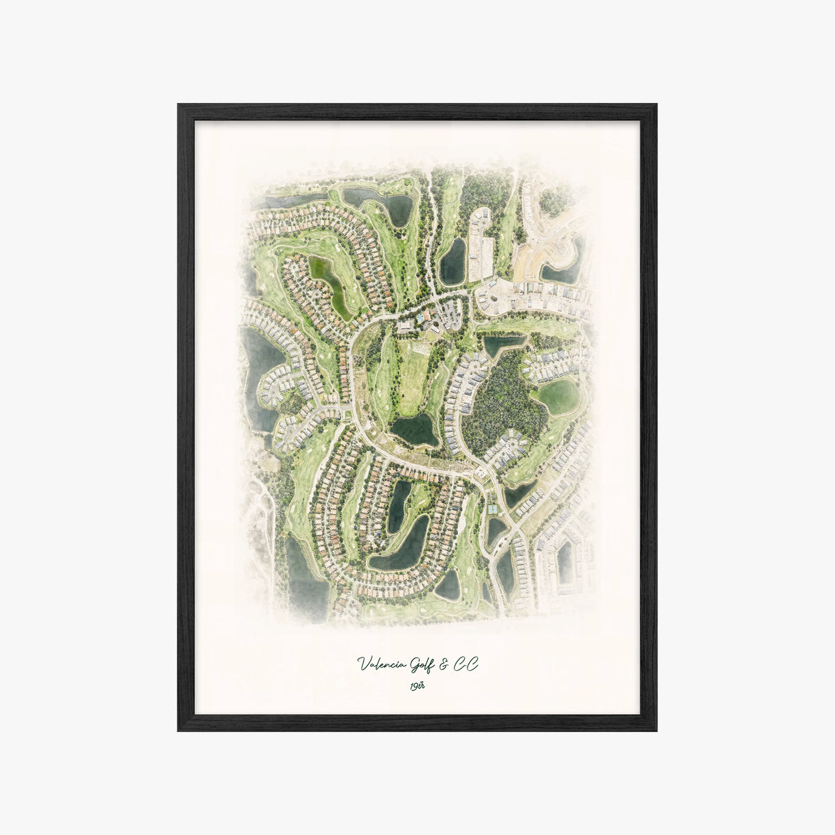 Valencia Golf & C.C black frame