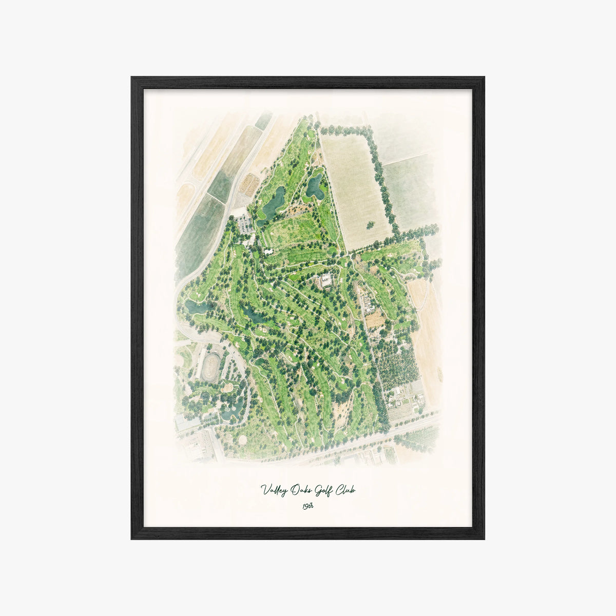 Valley Oaks Golf Club black frame