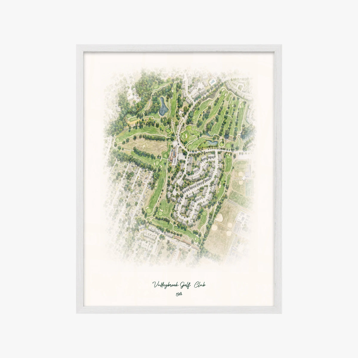 Valleybrook Golf  Club white frame