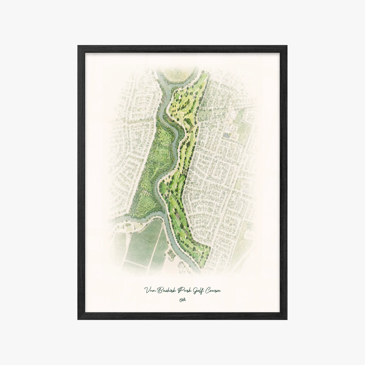 Van Buskirk Park Golf Course black frame
