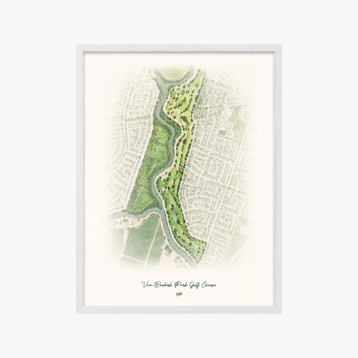 Van Buskirk Park Golf Course white frame