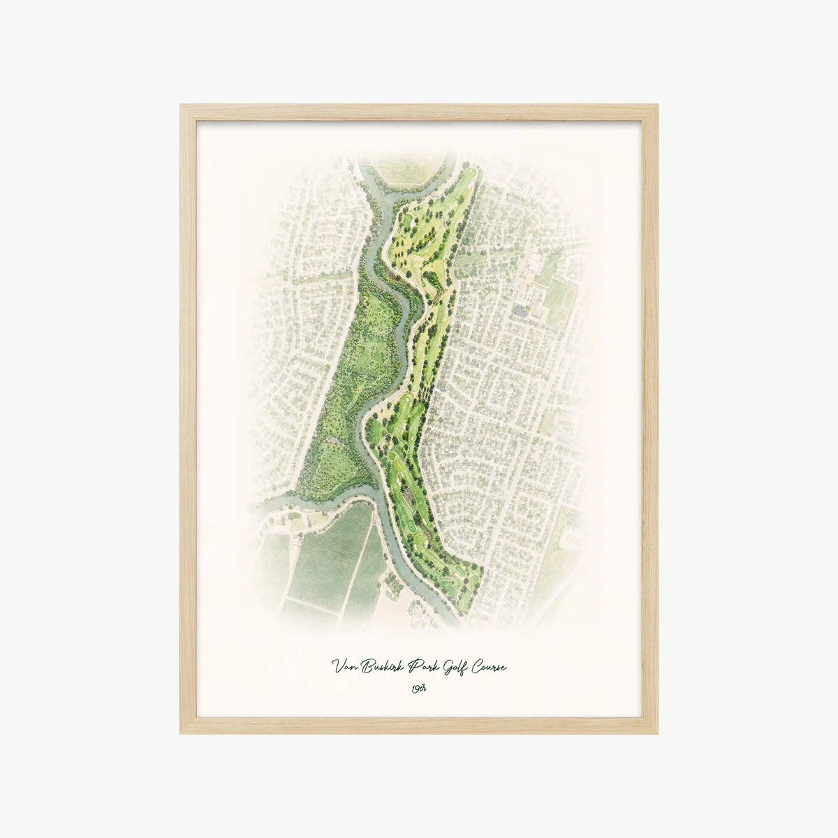 Van Buskirk Park Golf Course wood frame