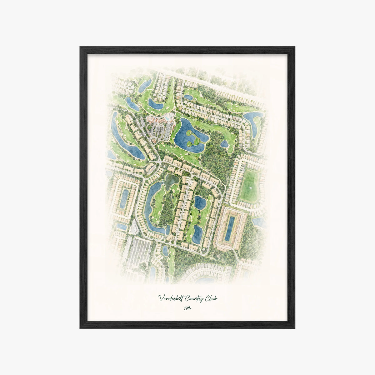 Vanderbilt Country Club black frame