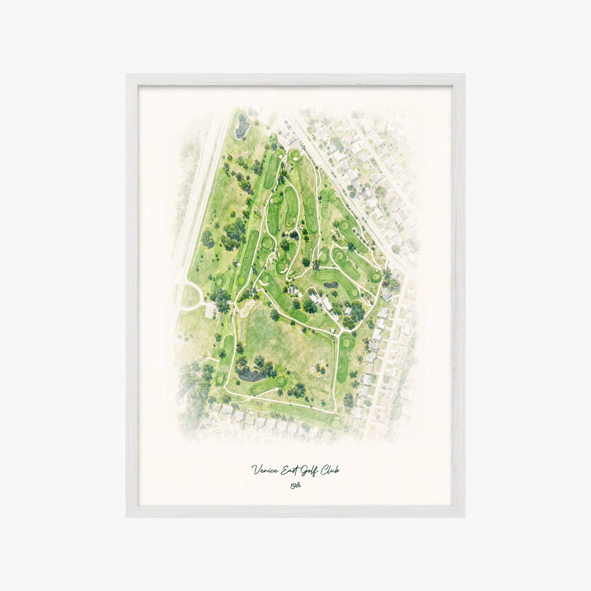 Venice East Golf Club white frame