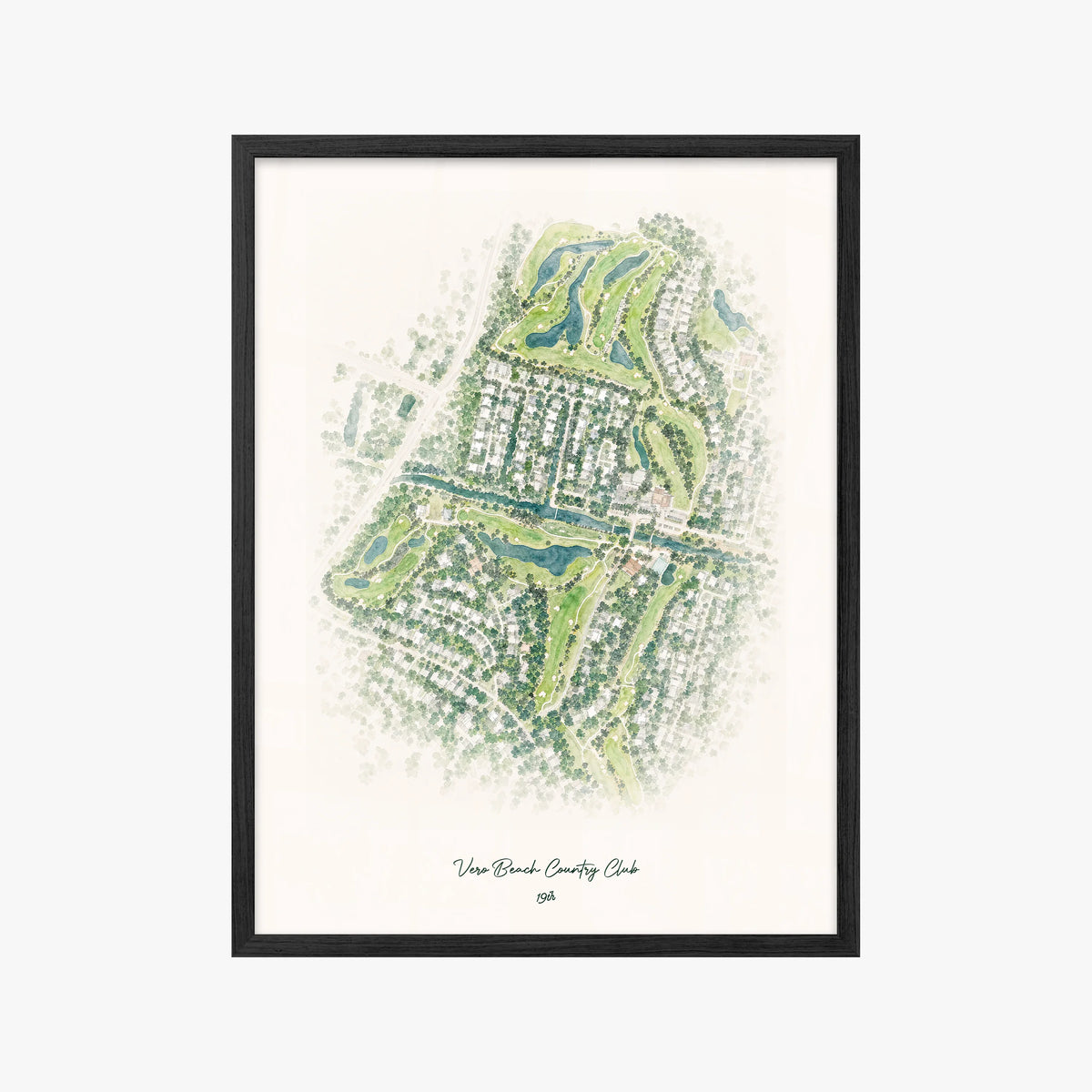 Vero Beach Country Club black frame