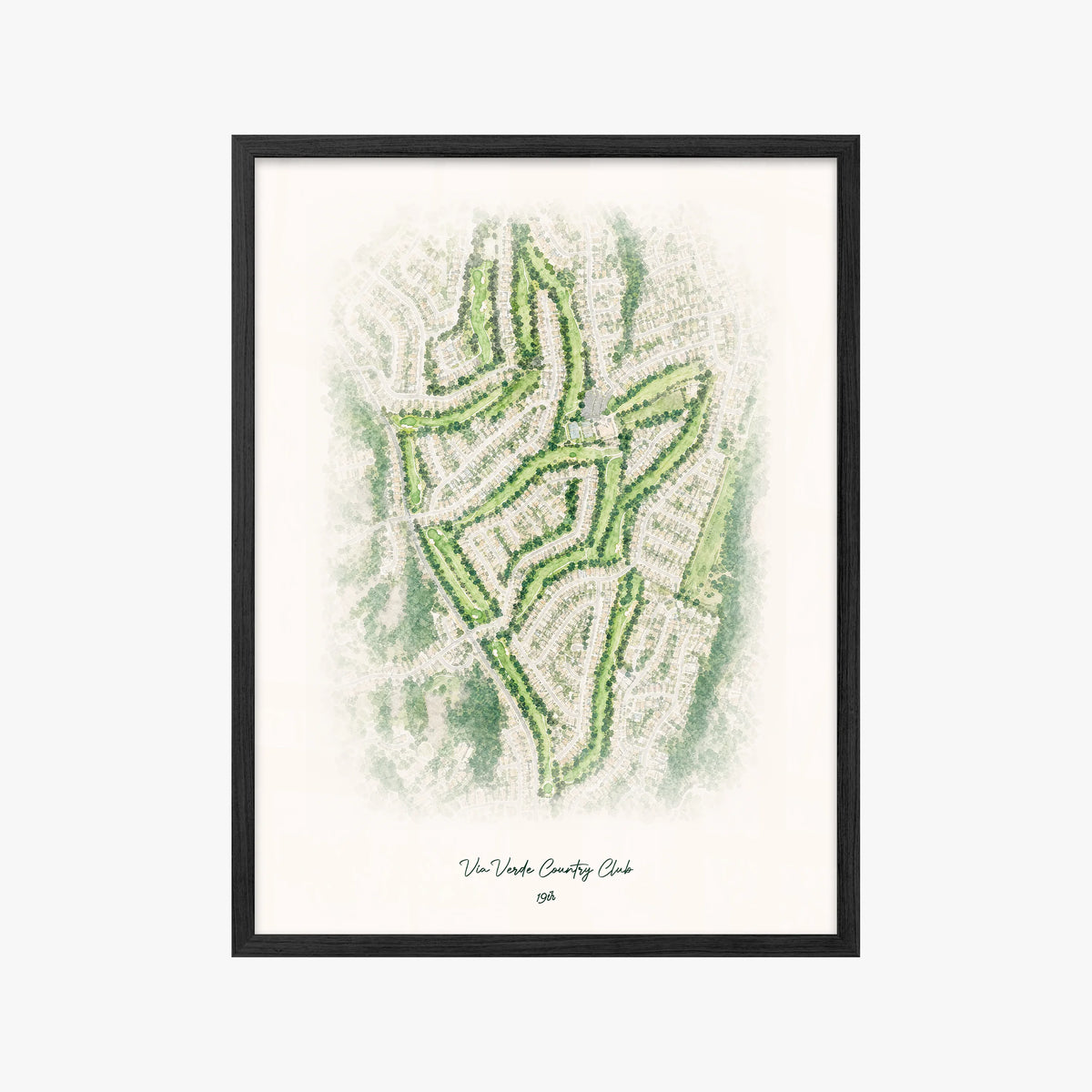 Via Verde Country Club black frame