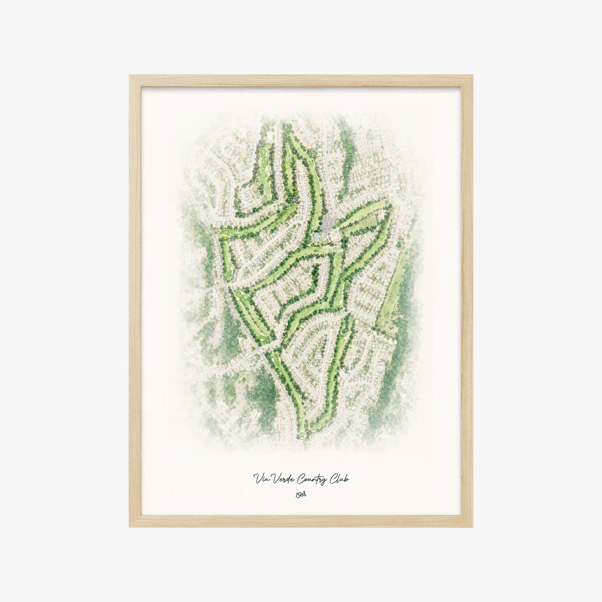 Via Verde Country Club wood frame