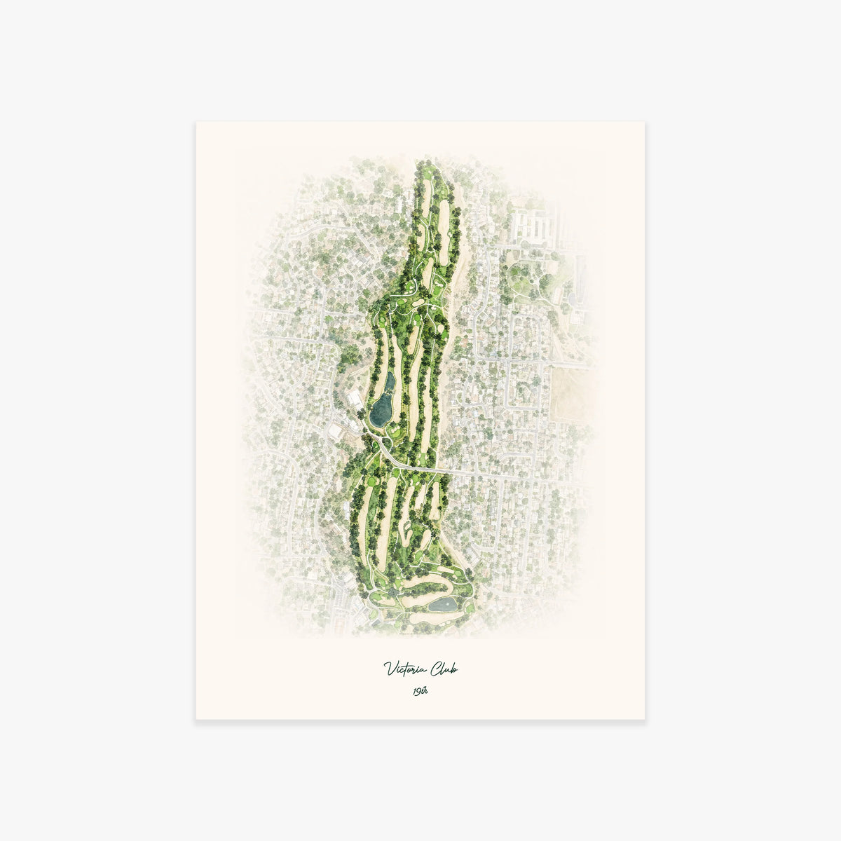 Victoria Club printed artwork
