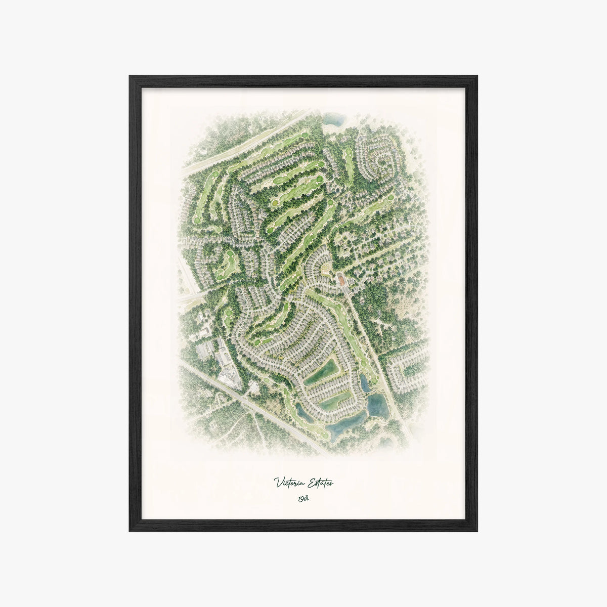 Victoria Estates black frame