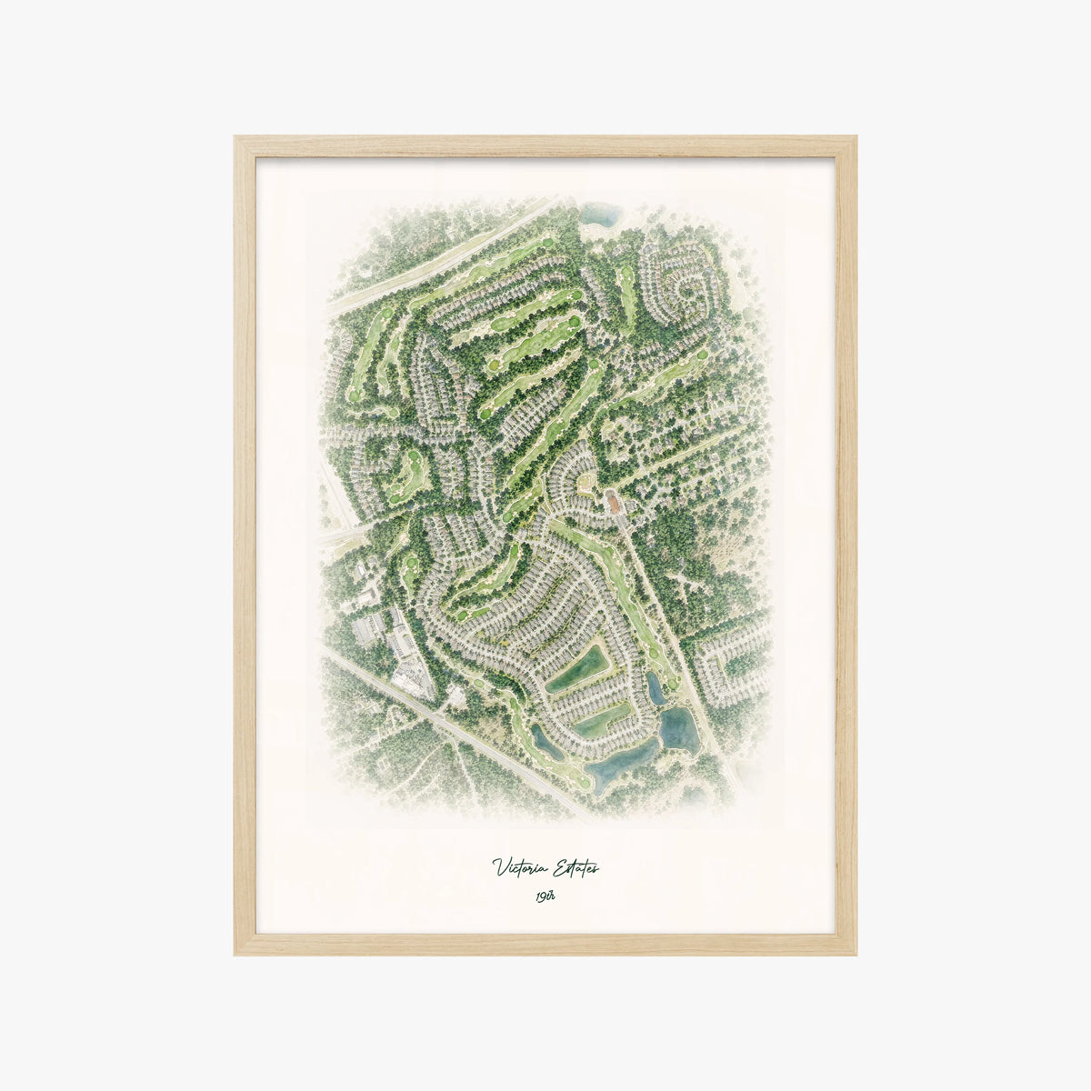 Victoria Estates wood frame