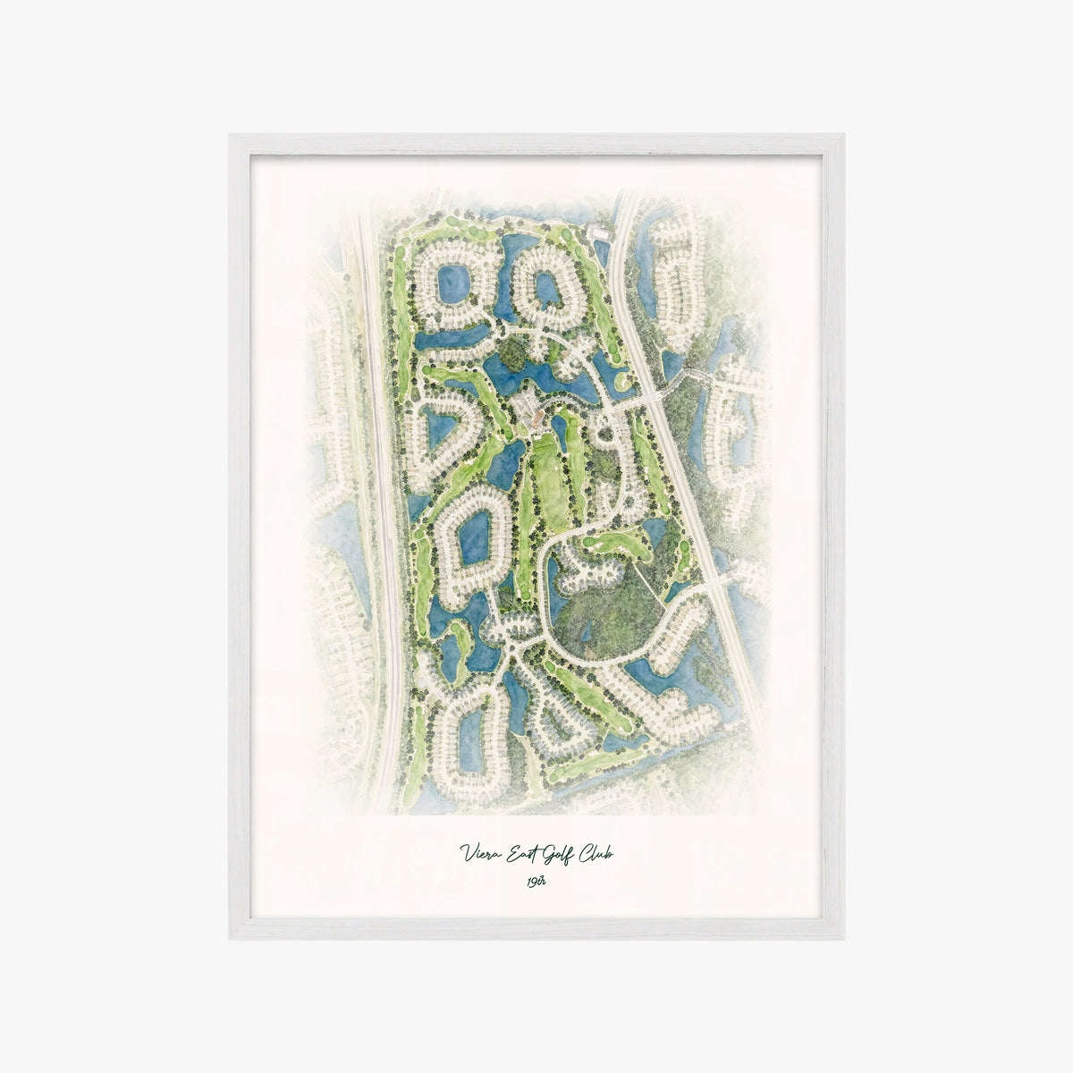 Viera East Golf Club white frame