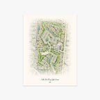 Villa Del Ray Golf Course printed artwork