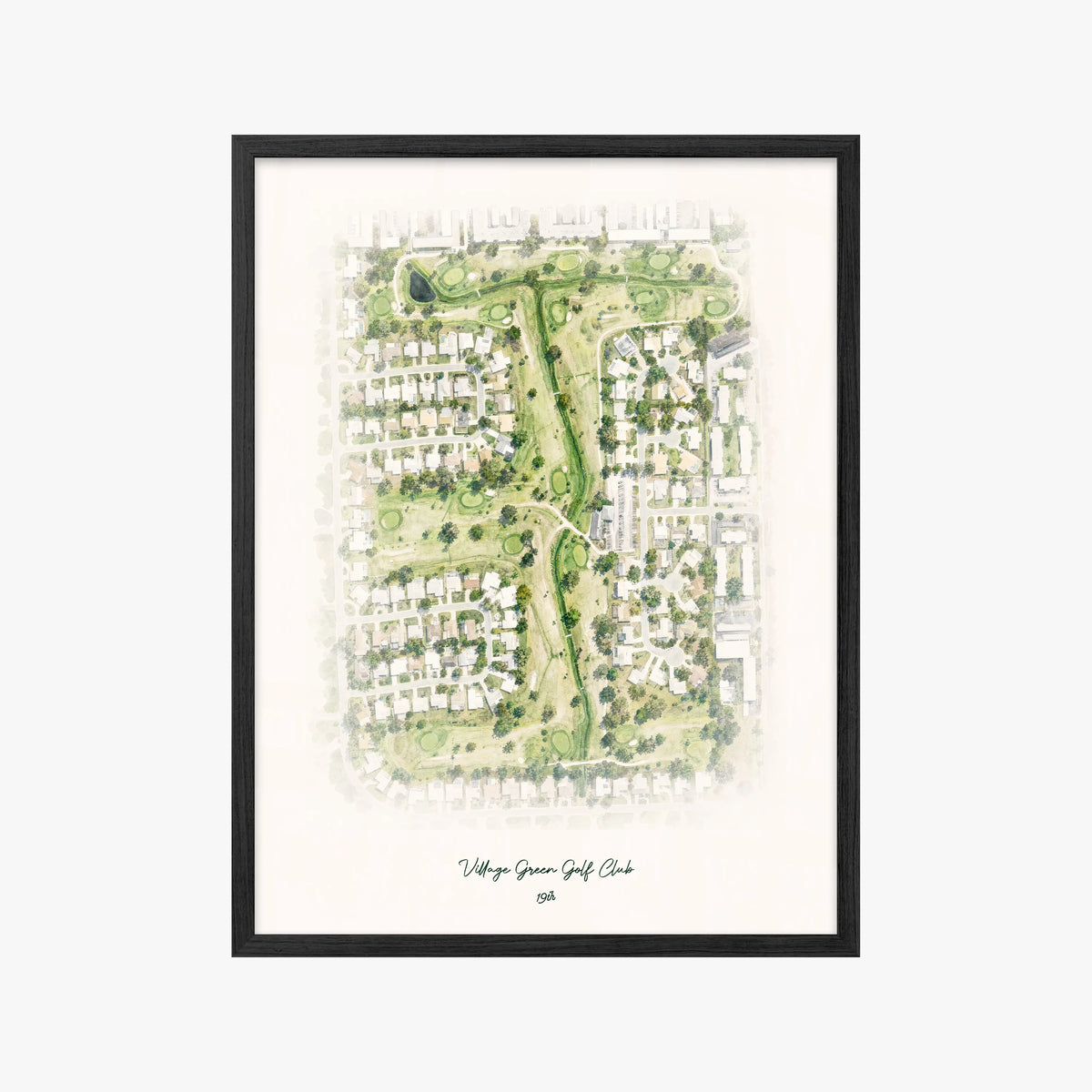 Village Green Golf Club black frame