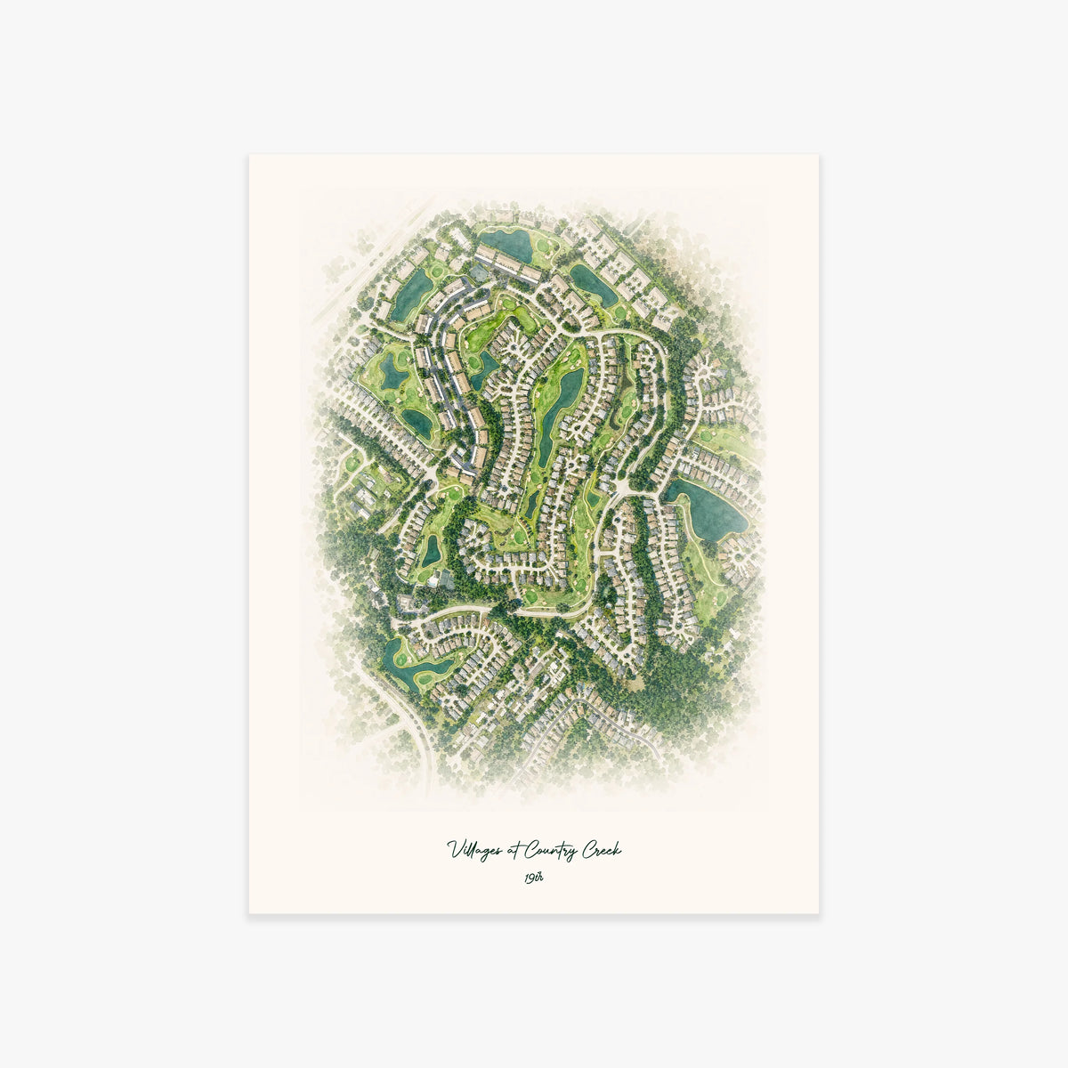 Villages at Country Creek printed artwork