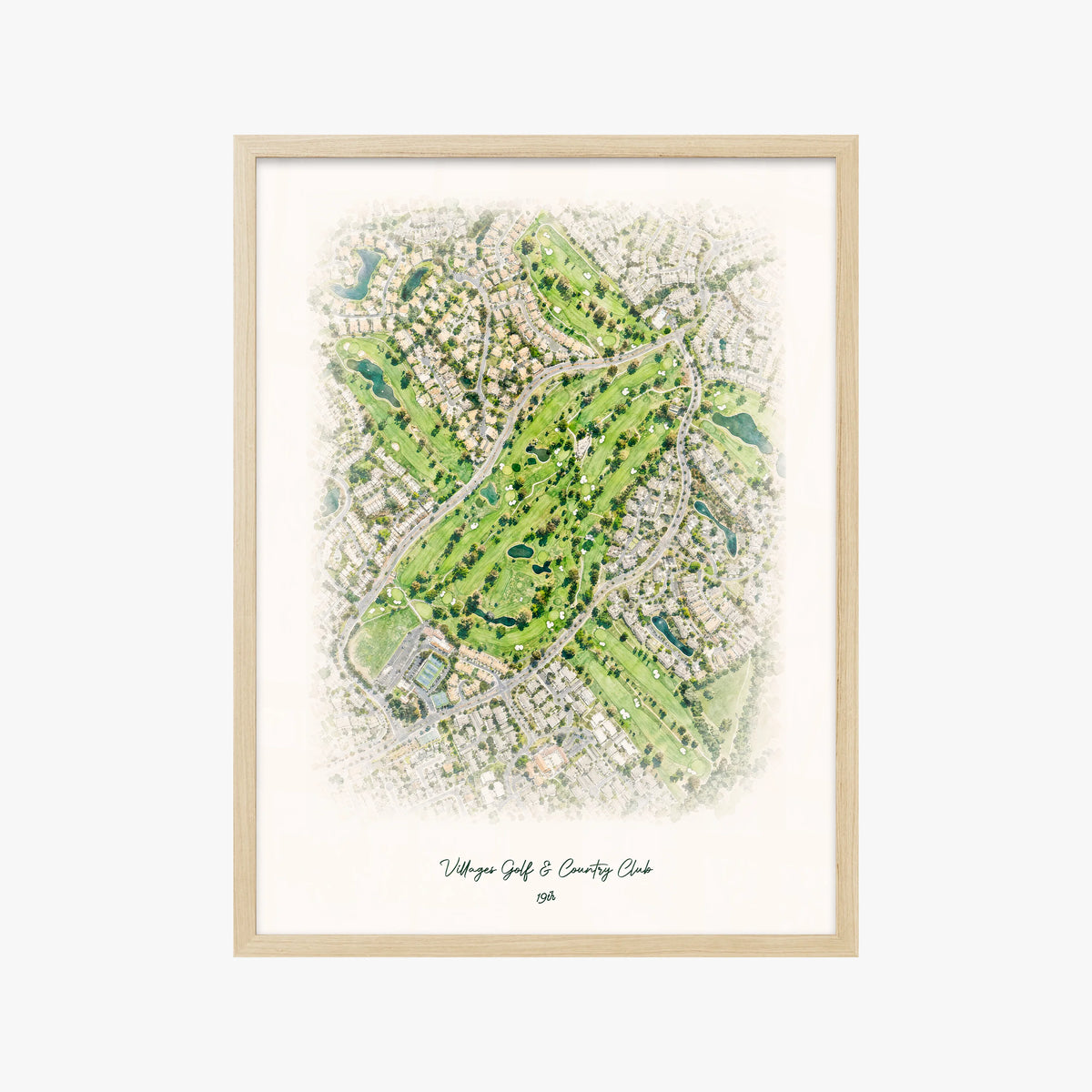 Villages Golf & Country Club wood frame