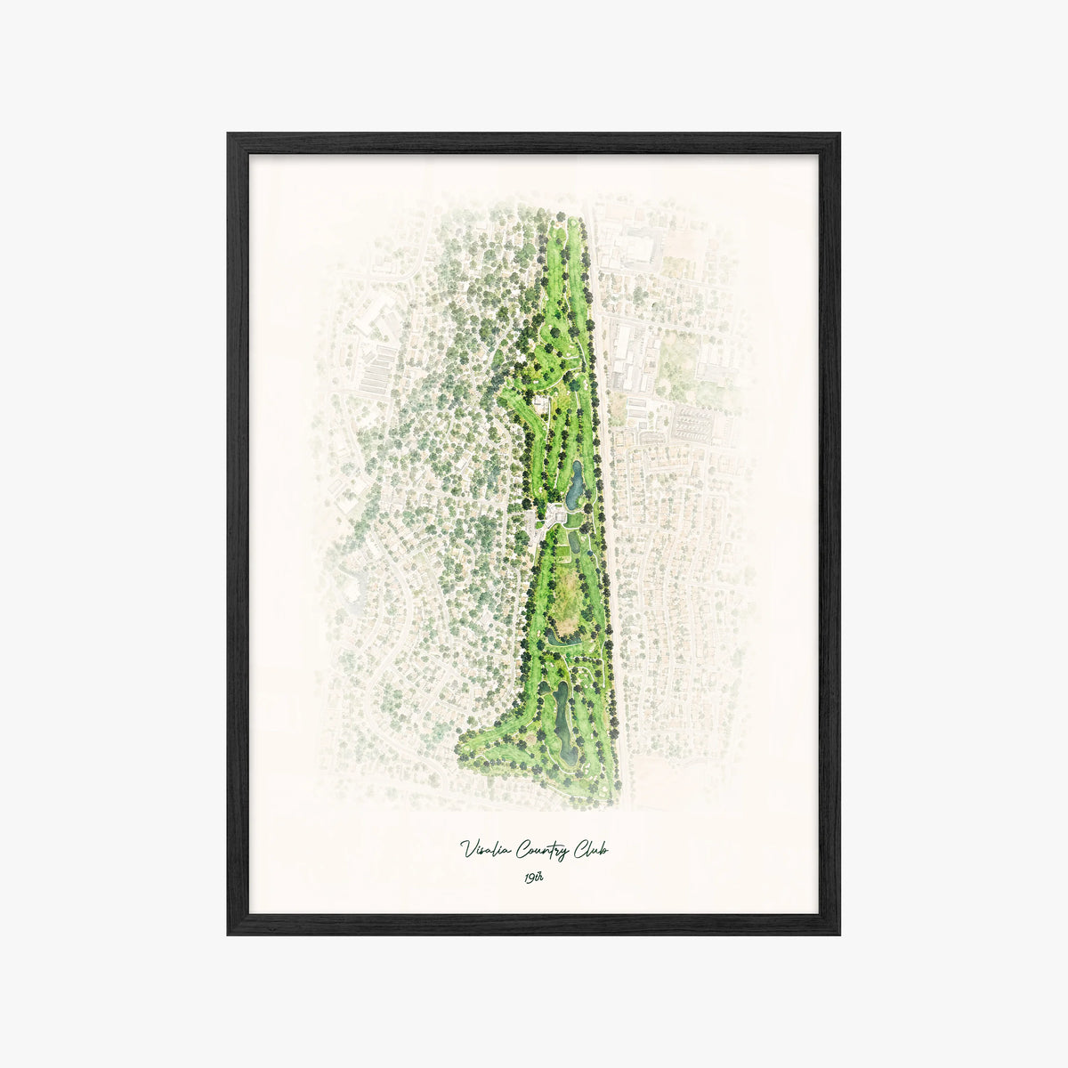 Visalia Country Club black frame