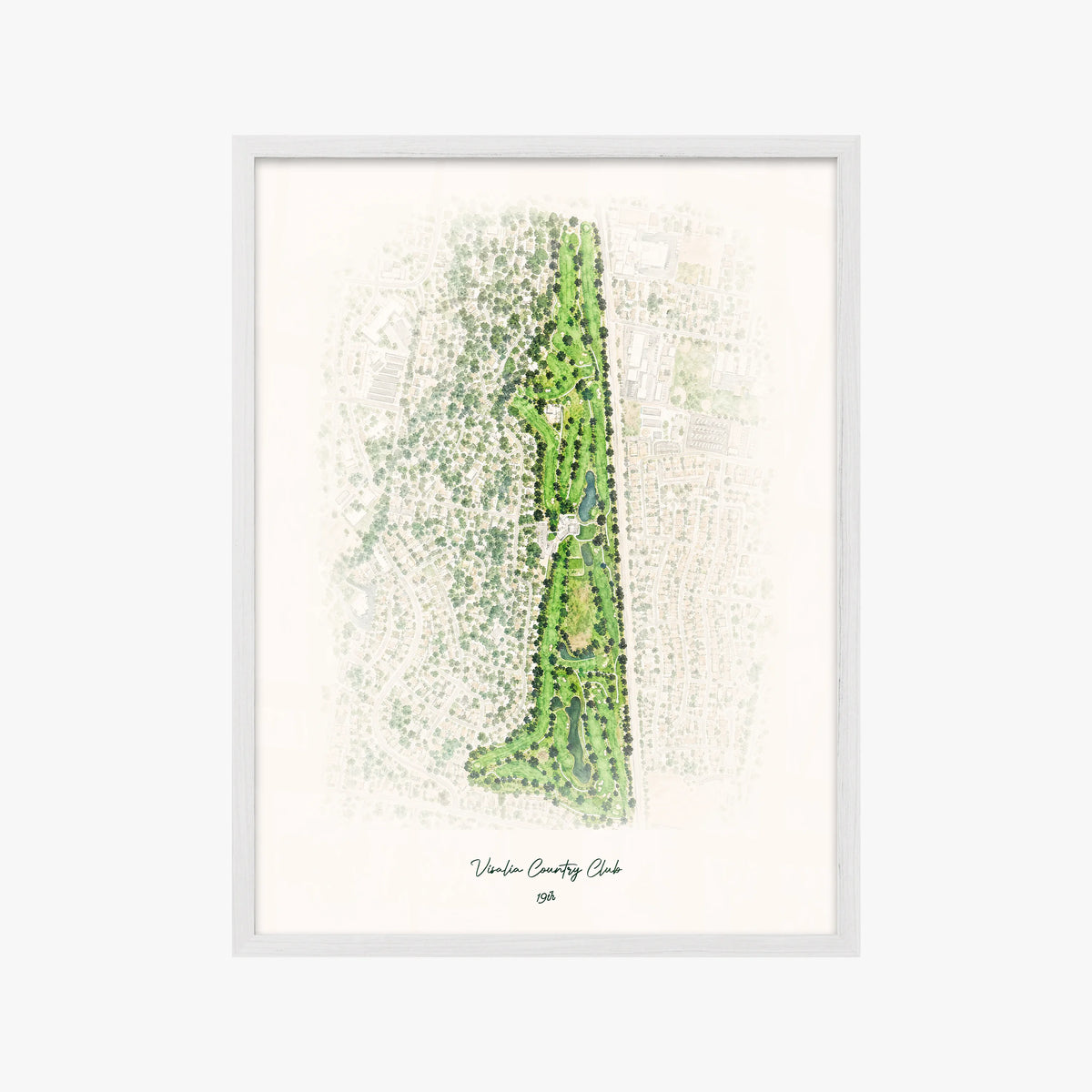 Visalia Country Club white frame