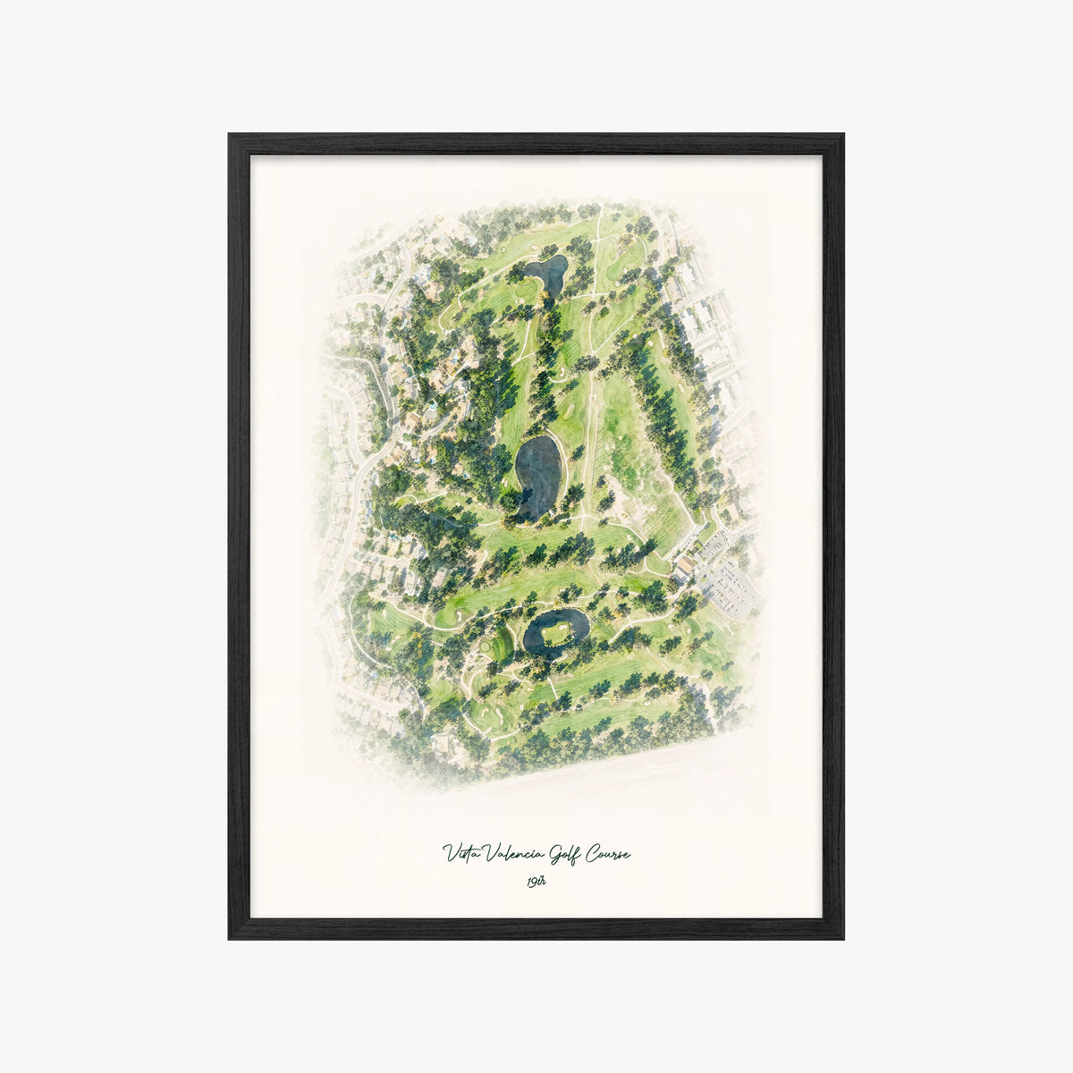 Vista Valencia Golf Course black frame