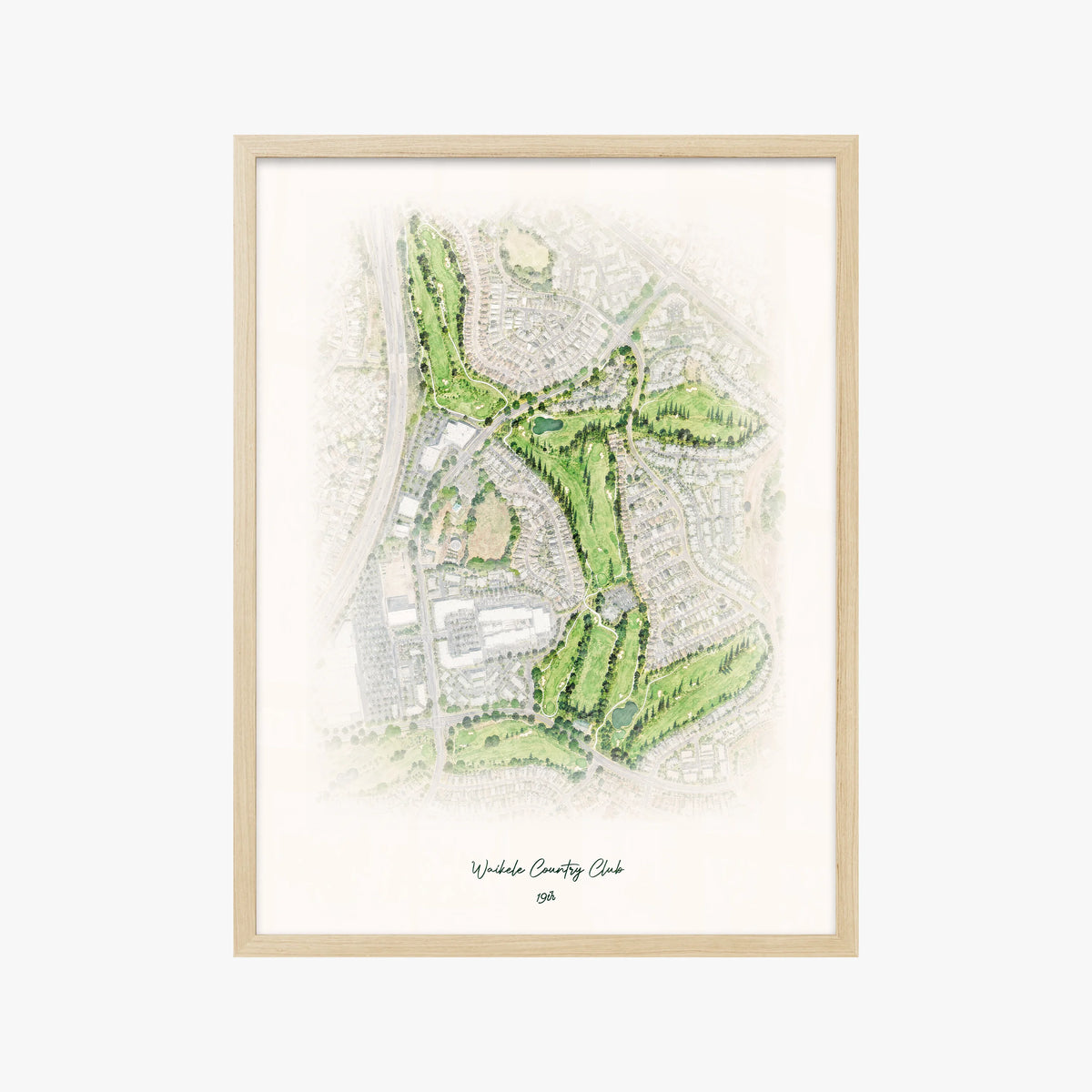 Waikele Country Club wood frame