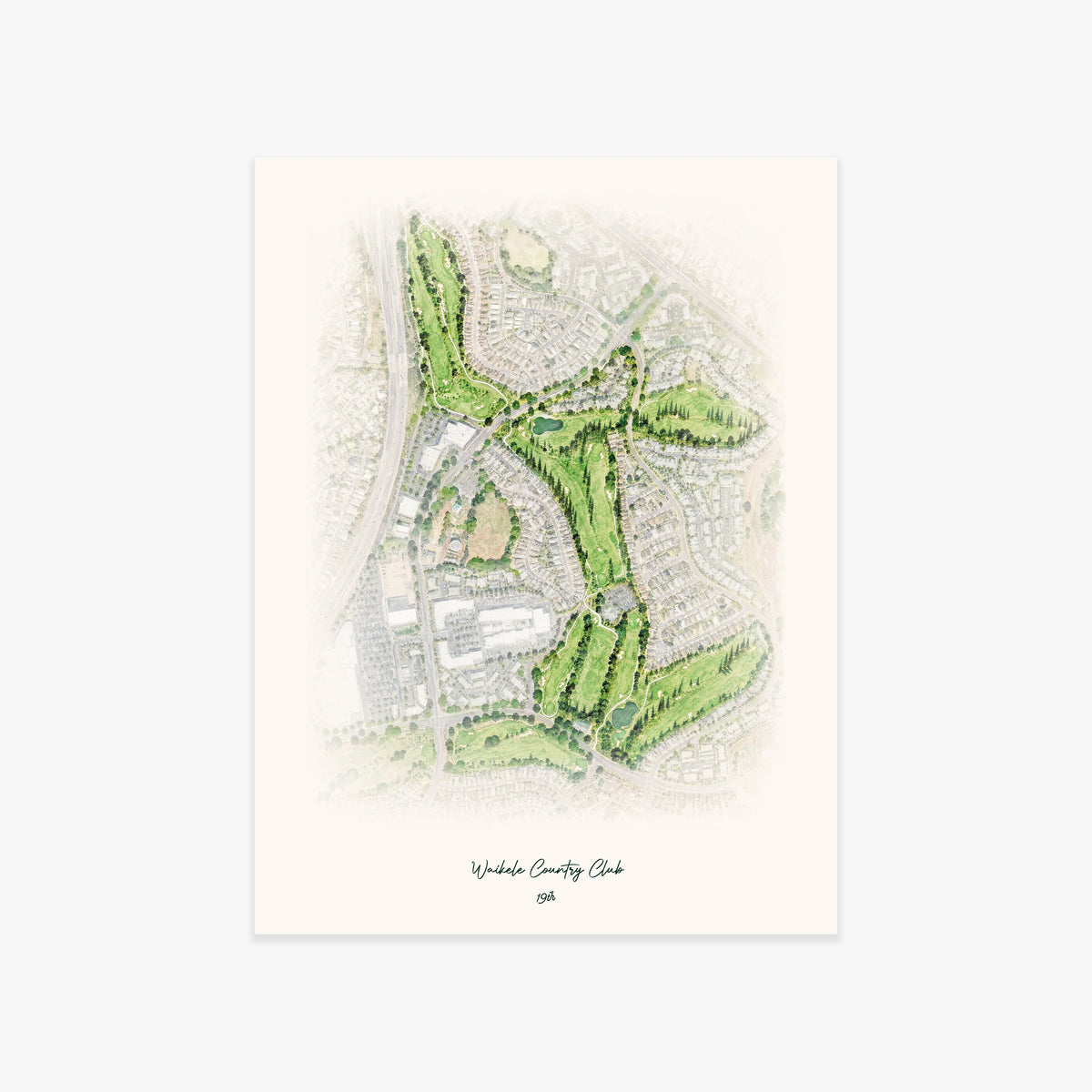 Waikele Country Club printed artwork