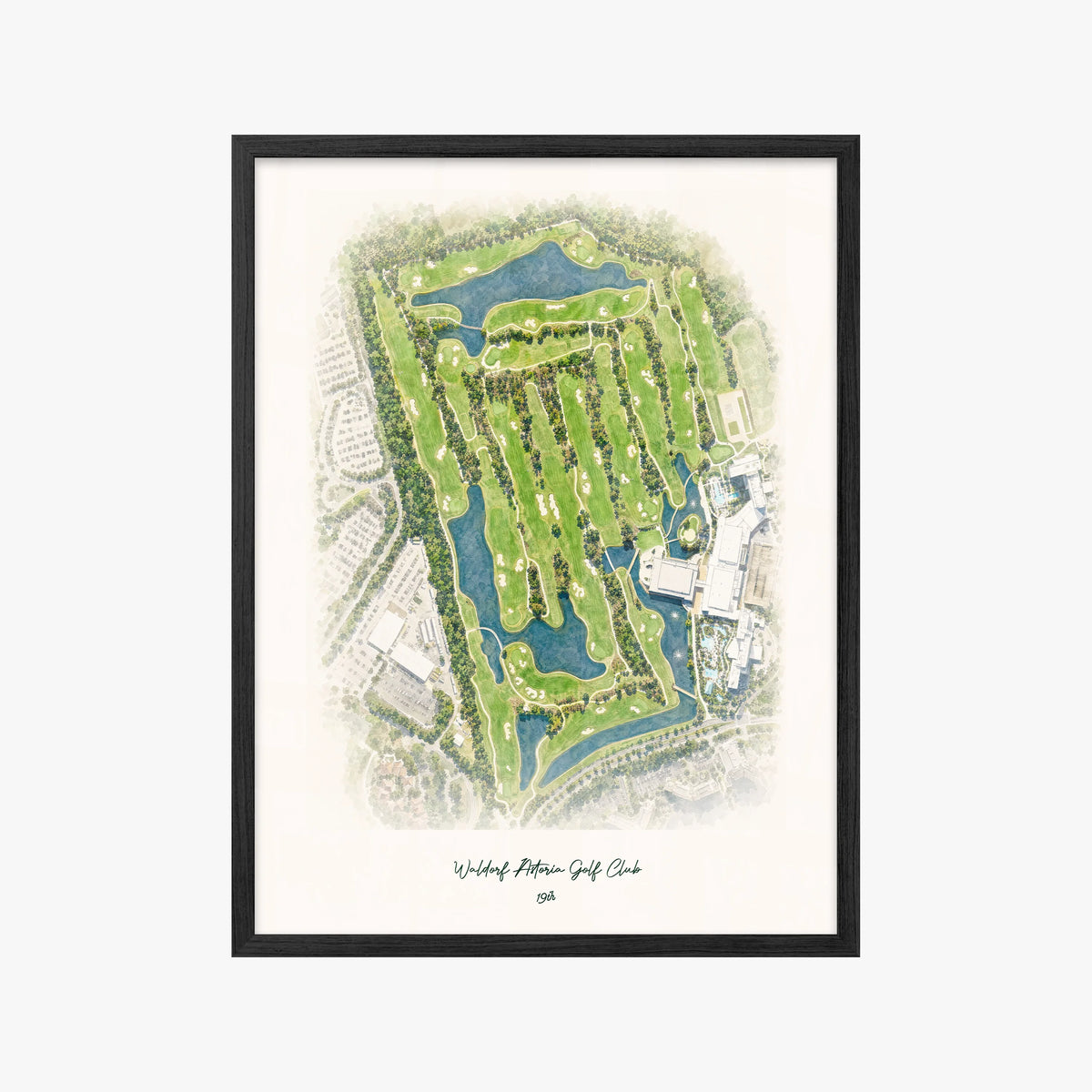 Waldorf Astoria Golf Club black frame