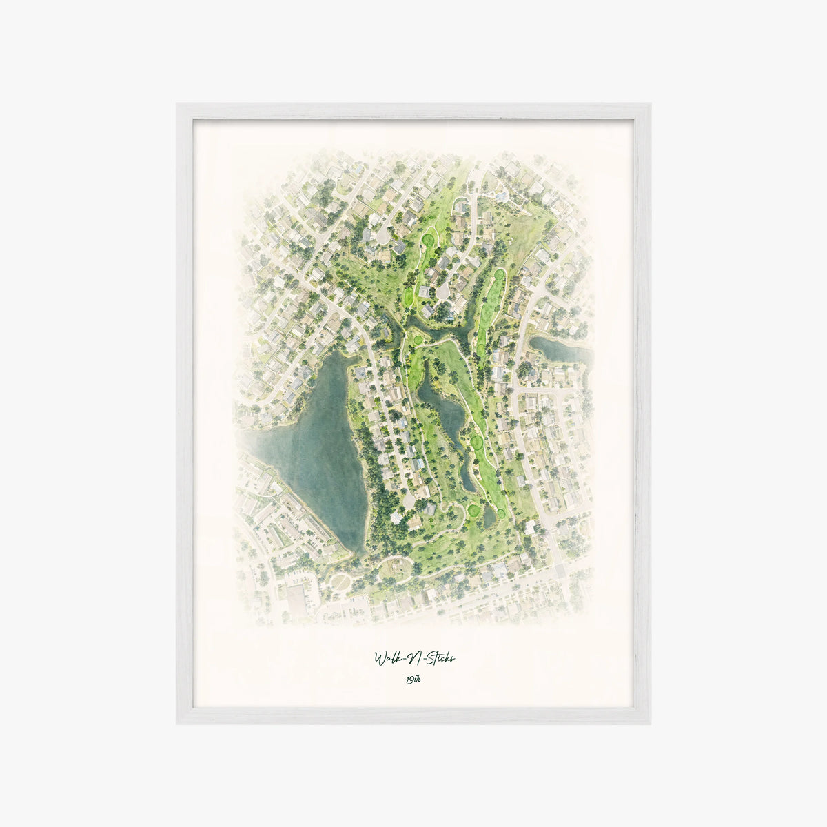 Walk-N-Sticks white frame