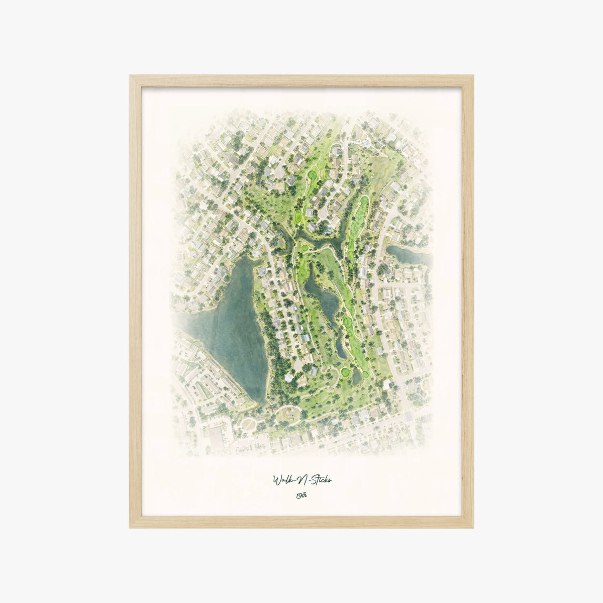 Walk-N-Sticks wood frame