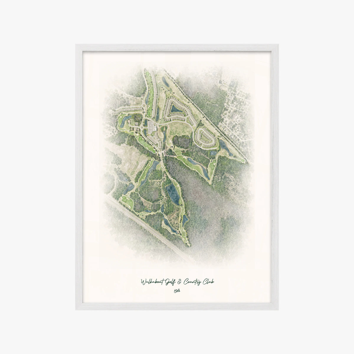 Walkabout Golf & Country Club white frame