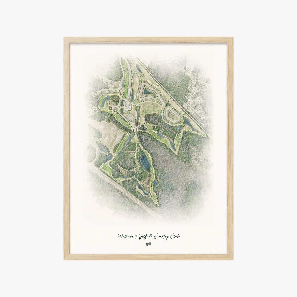 Walkabout Golf & Country Club wood frame