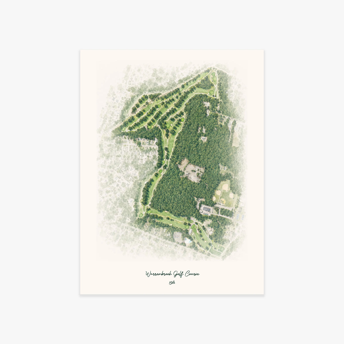 Warrenbrook Golf Course printed artwork