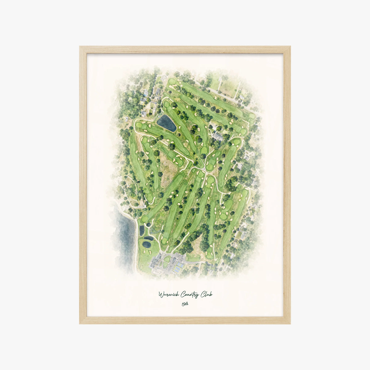 Warwick Country Club wood frame