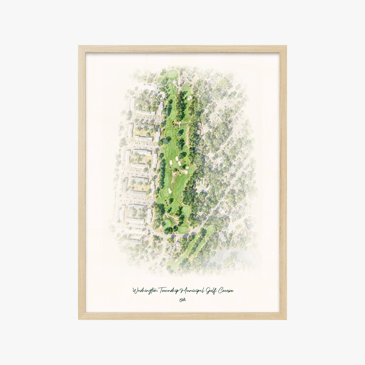 Washington Township Municipal Golf Course wood frame