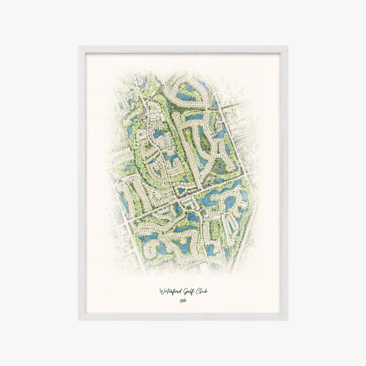 Waterford Golf Club white frame