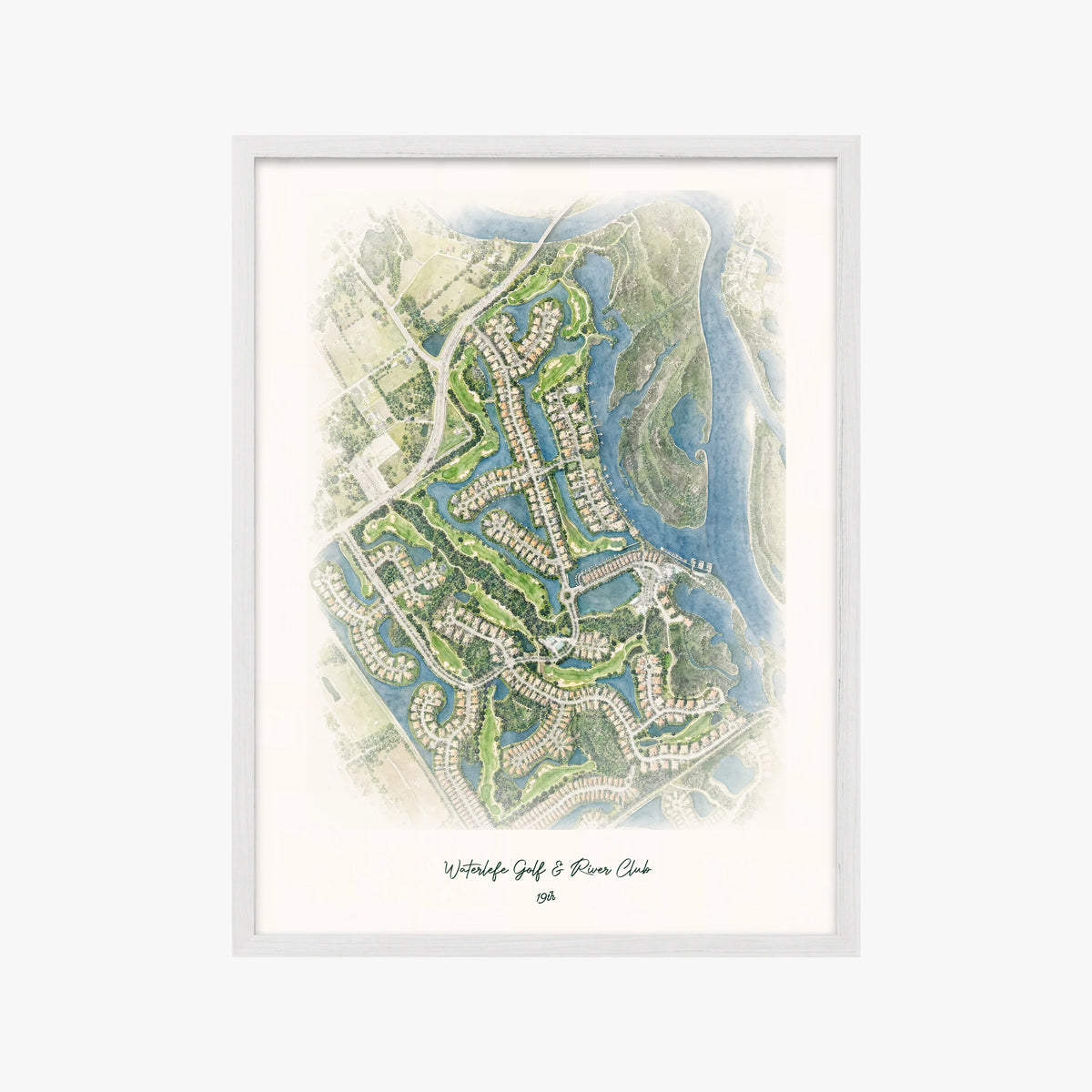 Waterlefe Golf & River Club white frame