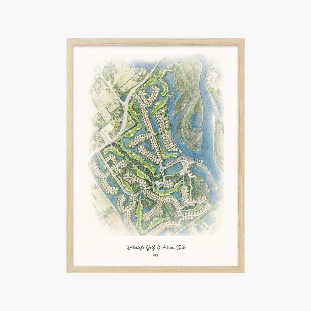 Waterlefe Golf & River Club wood frame