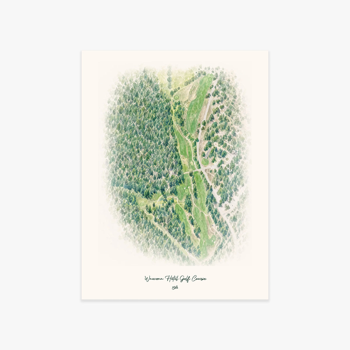 Wawona Hotel Golf Course printed artwork