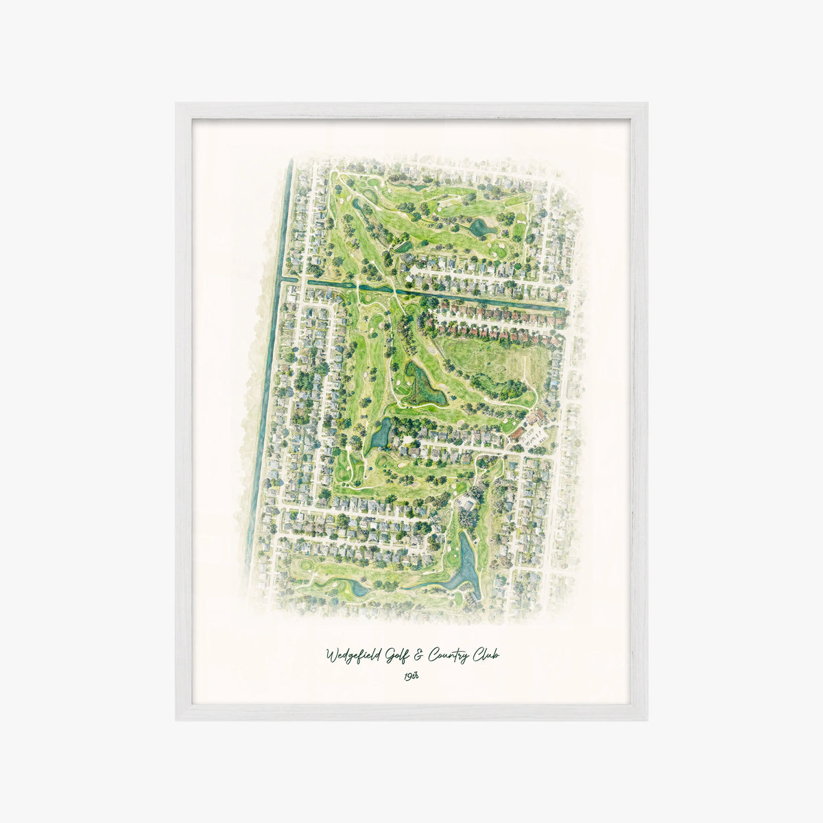 Wedgefield Golf & Country Club white frame