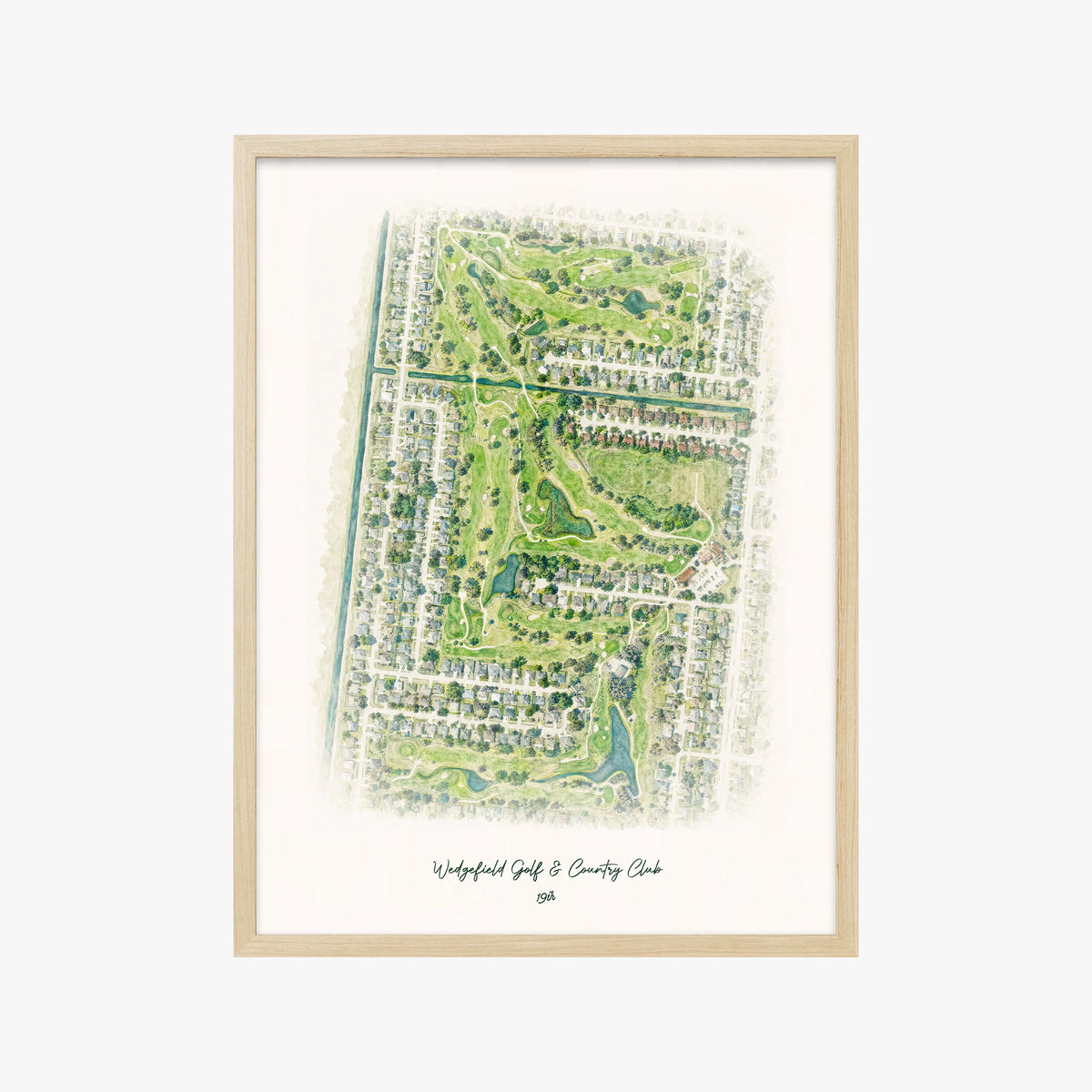 Wedgefield Golf & Country Club wood frame