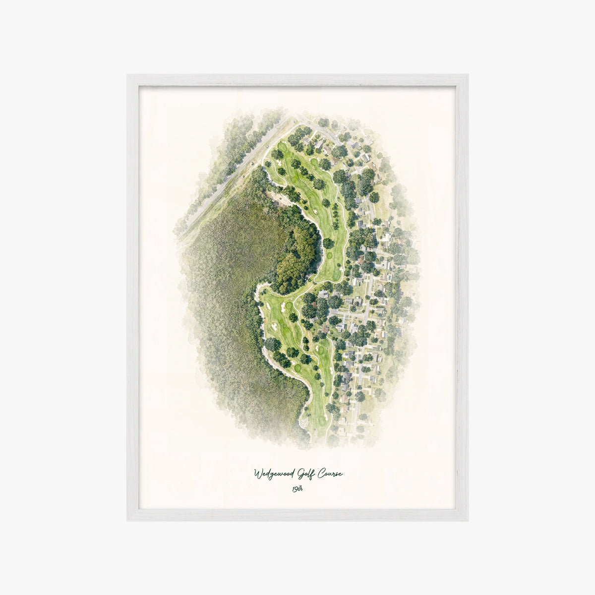 Wedgewood Golf Course white frame