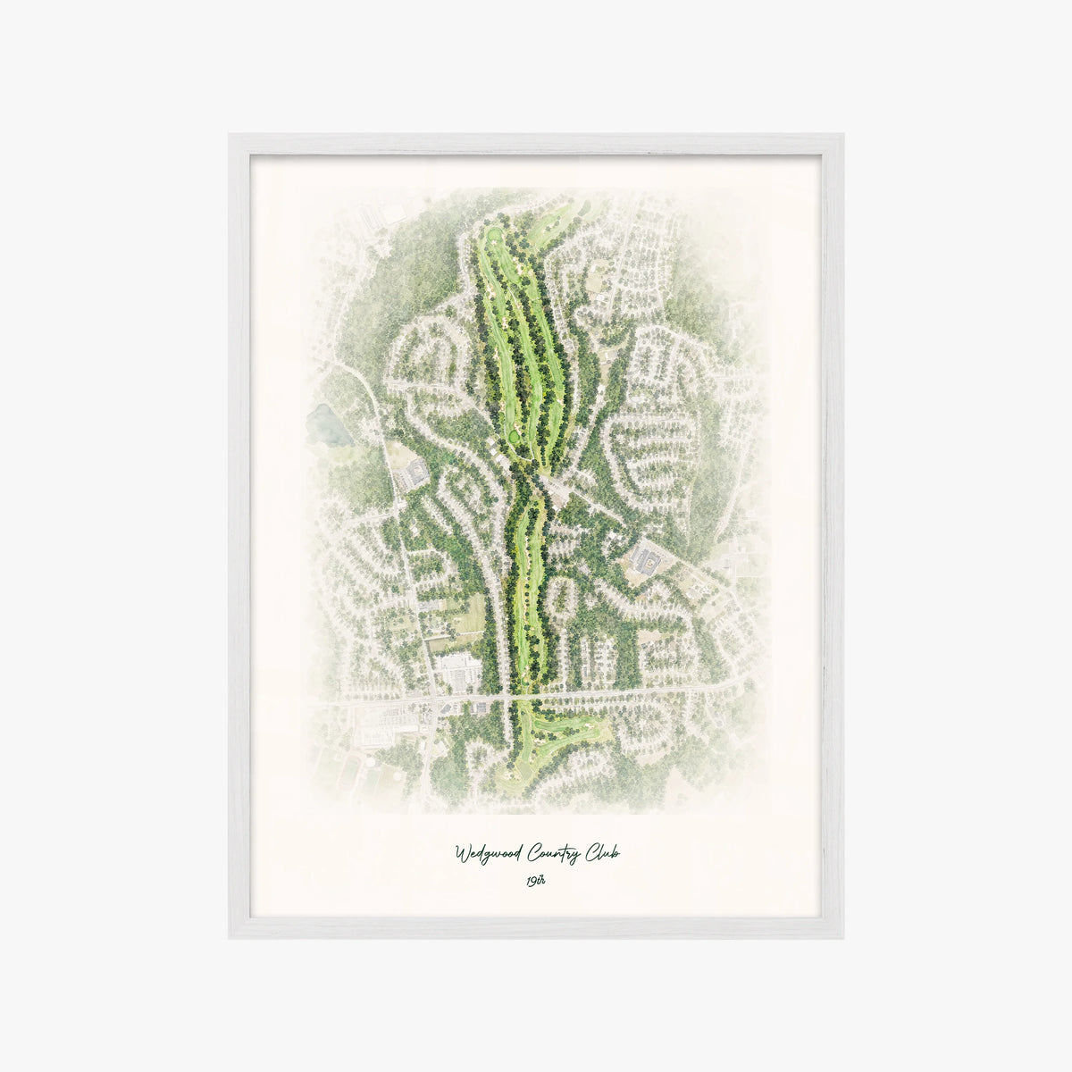 Wedgwood Country Club white frame