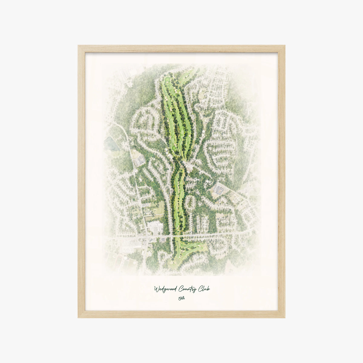 Wedgwood Country Club wood frame