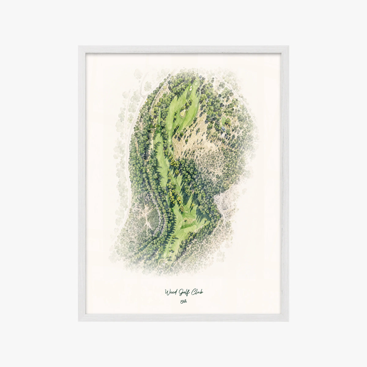 Weed Golf Club white frame