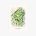 Weequahic Golf Course printed artwork