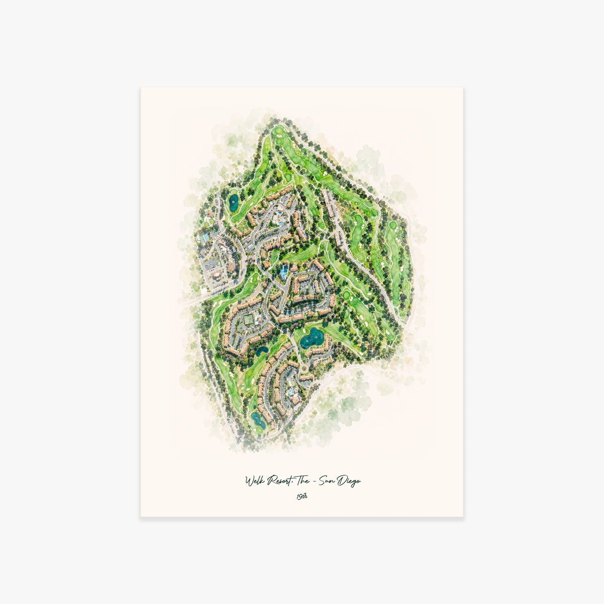 Welk Resort, The - San Diego printed artwork