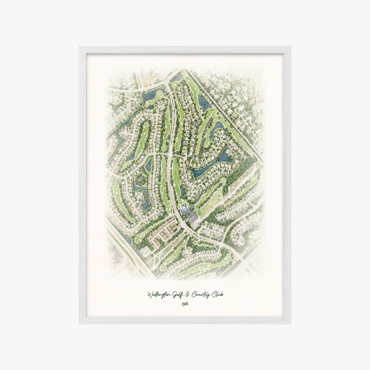 Wellington Golf & Country Club white frame