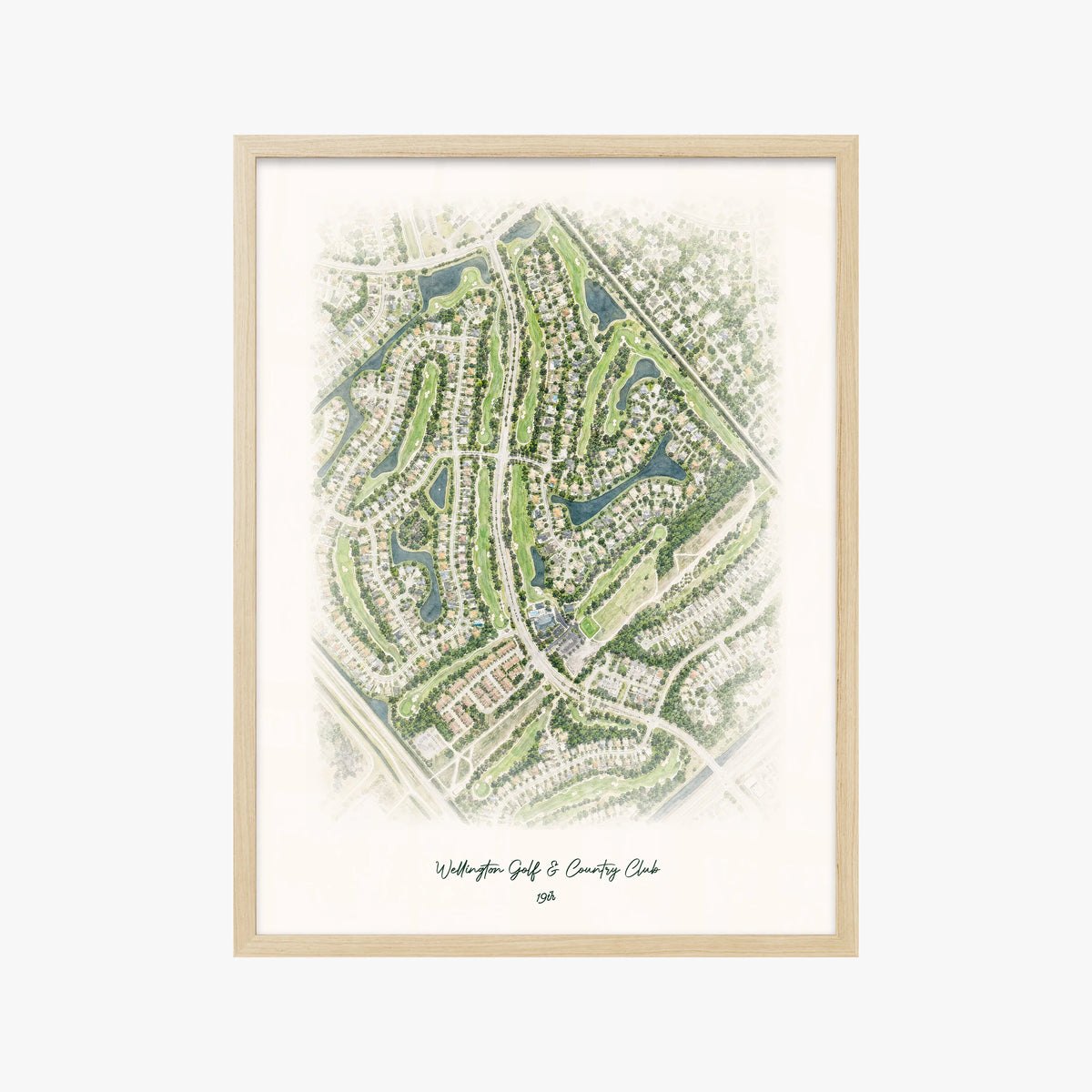 Wellington Golf & Country Club wood frame