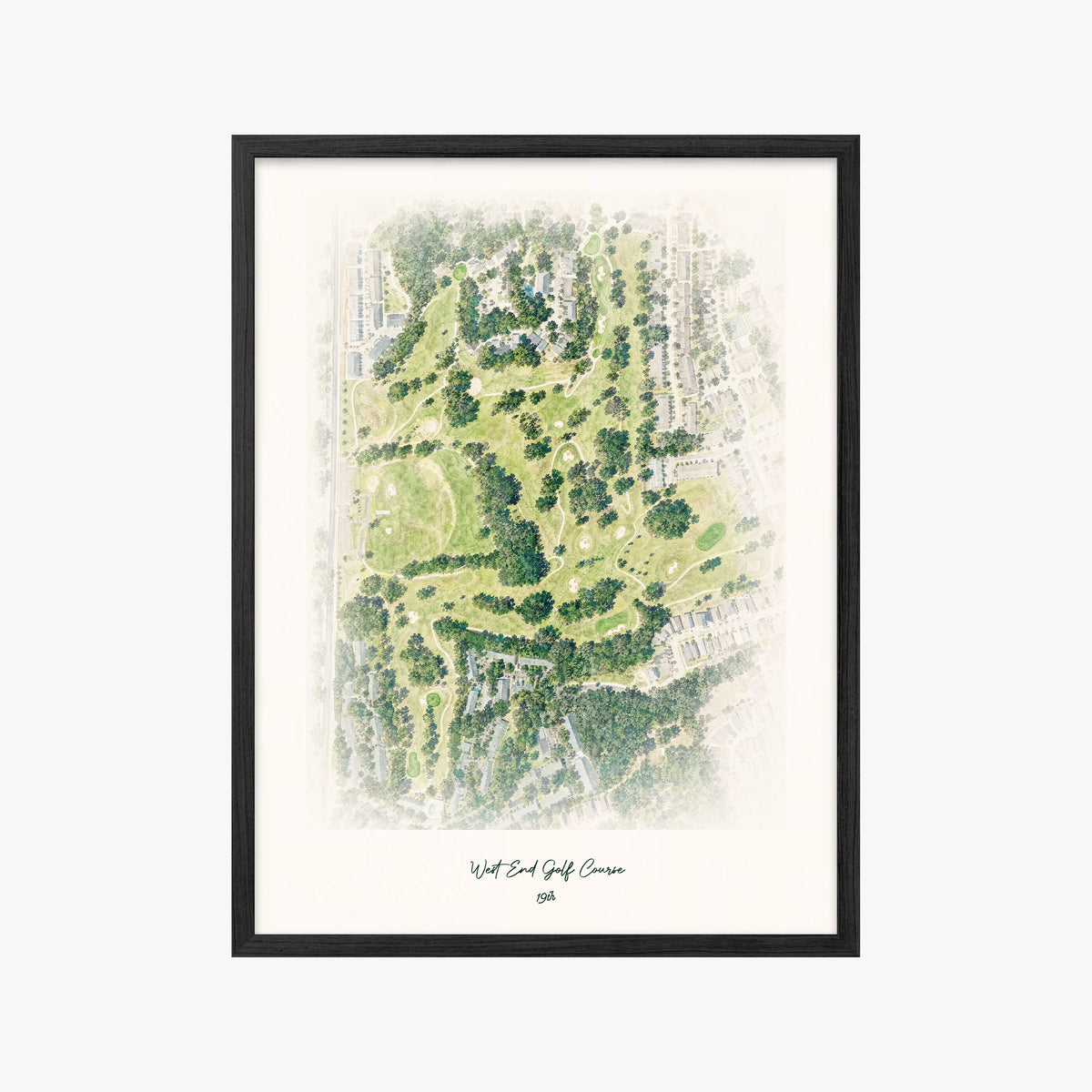 West End Golf Course black frame