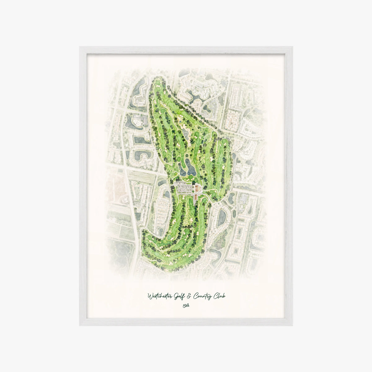 Westchester Golf & Country Club white frame